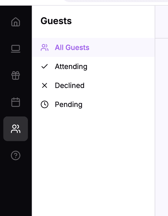 RSVP status automatically updating