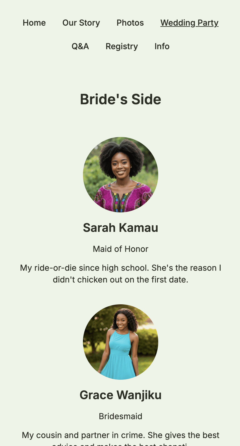 Single column layout on mobile